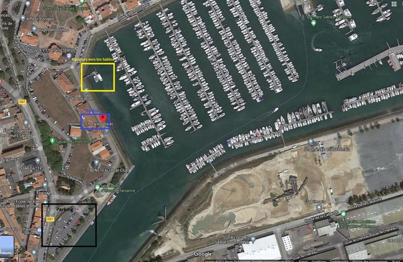 Studio Les Sables D'Olonne Port Olona - La Chaume Exteriér fotografie